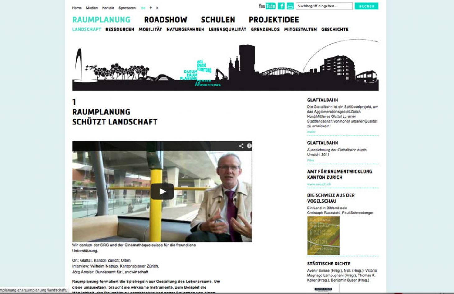 Darum Raumplanung – Penser le territoire – Idea spazio territorio Bild 3