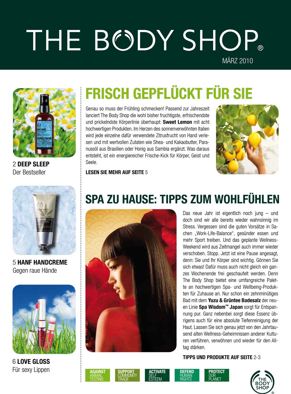 News-Zeitung für Bodyshop, 2010 Bild 1